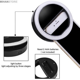 تصویر رینگ لایت سلفی موبایل مدل RG01 