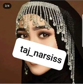 تصویر سربند تمام نگین عربی 