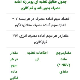 تصویر پودر ژله بدون قند رژیمی آلبالوی کامور - هندوانه 