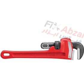 تصویر آچار شلاقی 10 اینچ ریجید RIDGID آمریکا Ridgid Heavy Duty 10 Pipe Wrench