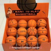 تصویر مینی توپ بسکتبال نارنجی 
