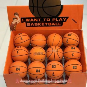 تصویر مینی توپ بسکتبال نارنجی 