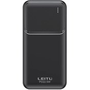 تصویر پاور بانک لیتو Leitu LP-41 ظرفیت 20000 میلی آمپر با توان 22.5w خروجی Power bank 20000 Mah Leitu model LP-41 22.5w