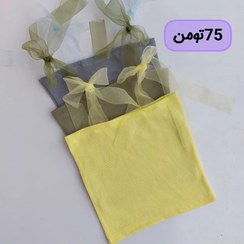 تصویر کراپ بند حریر 