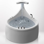 تصویر وان جکوزی زرین آب مدل وال سایز ۱۵۰*۱۵۰ 