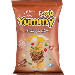 تصویر اسنك بسته بندي باربيكيو مديترانه اي 40 گرم يامي 