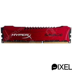تصویر رم دسکتاپ 8 گیگ کینگستون هایپر ایکس HYPER X SDAVAGE 8G DDR3 1600 