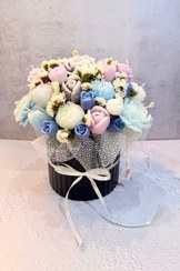 تصویر مینی باکس گل شمعی گرد - صورتی 