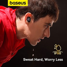 تصویر هندزفری بلوتوثی باسئوس مدل A00054600113-00 Baseus Bowie MA20 True Wireless Earphones Cluster Waterproof level IPX6/ Bluetooth 5.3/ ANC