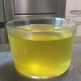 تصویر روغن حیوانی گوسفندی خالص خالص 1000 گرمی تهیه شده از کره دوغی 