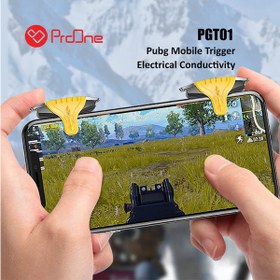 تصویر دسته بازی PUBG پرووان مدل PGT01 ProOne PGT01 PUBG Controller