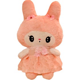 تصویر عروسک طرح ملودی دامن ستاره ارتفاع ۴۵ سانتی متر 