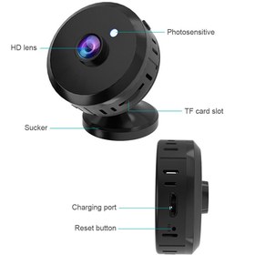 تصویر دوربین مداربسته کوچک مدل X16 Mini X16 Mini Spy Camera Wireless Wifi IP Home Security Cam HD 1080P