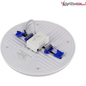 تصویر پنل 25 وات توکار آسونور مدل سایزشو دایره ای پنل 25 وات توکار آسونور مدل سایزشو دایره ای