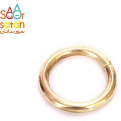 تصویر حلقه فلزی طلایی بادکنک 