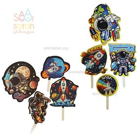 تصویر تصویر کیک طرح فضانورد 