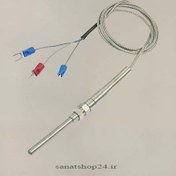 تصویر سنسور دمای PT1000 سیم دنباله دار 