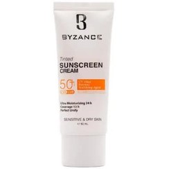 تصویر ضد آفتاب رنگی بیزانس SPF50 مناسب پوست خشک 