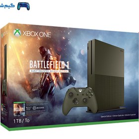 تصویر کنسول بازی مایکروسافت (استوک) Xbox One S Battlefield 1 | حافظه 1 ترابایت Microsoft Xbox One S (Stock) Battlefield 1 Limited Edition 1TB