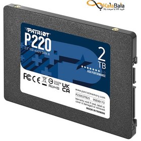 تصویر هارد اینترنال پتریوت مدل P220 • ظرفیت 2TB 