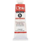 تصویر رنگ روغن وستا مدل Cadmium Red Hue 5 رنگ قرمز کادمیوم حجم 37 میلی لیتر Vesta Oil Paint Cadmium Red Hue 5 Volume 37 ml