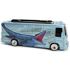 تصویر مدل خودرو اتوبوس تور پریمیوم JURASSIC WORLD HW هات ویلز اورجینال HOT WHEELS 