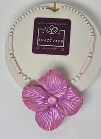 تصویر گردنبند پلیمری پینکی 