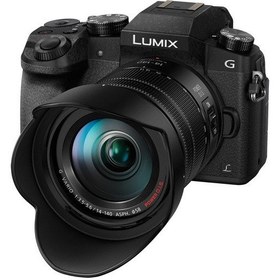 تصویر دوربین دیجیتال بدون آینه لومیکس مدل G7 بهمراه لنز 140-14 میلی متری PANASONIC DMC-G7-H