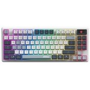 تصویر کیبورد مخصوص بازی ام اس آی مدل FORGE GK600 TKL SKY 