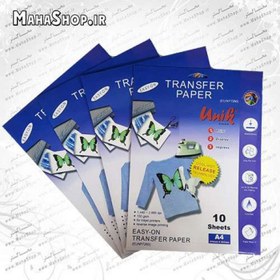 تصویر کاغذ Unik ترانسفر 10 برگی A4 Unik Light T-shirt Transfer Paper A4 10 sheets