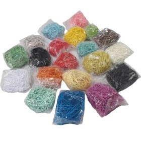 تصویر پوشال کاغذی رنگی 