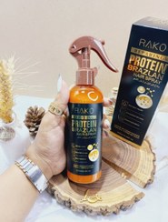 تصویر اسپری دوفاز آرگان نوار طلایی راکو حجم 250 میل RAKO RAKO argan Hair and Scalp Care