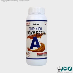 تصویر رزین اپوکسی K100 نیمه غلیظ حجم 1000 گرم 