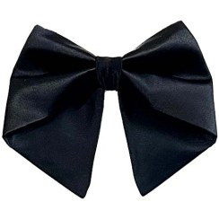 تصویر پاپیون خرگوشی مردانه مشکی | R&R 