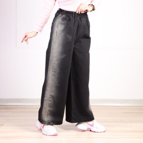 تصویر شلوار لی فول بگ دخترانه 