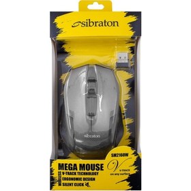 تصویر موس سیبراتون بی سیم مدل SM2160W Sibraton SM2160W wireless mouse