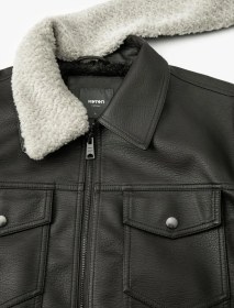 تصویر کت چرم مردانه کوتون Faux Leather Jacket 