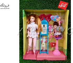 تصویر عروسک باربی غضروفی دکتر کد103 Barbie