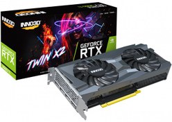 تصویر کارت گرافیک اینو تری دی مدل GEFORCE RTX 3060 Ti TWIN X2 LHR حافظه 8 گیگابایت INNO3D GEFORCE RTX 3060 Ti TWIN X2 LHR 8GB Graphics Card