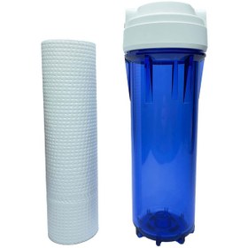 تصویر هوزینگ دستگاه تصفیه کننده آب همراه فیلتر الیافی 