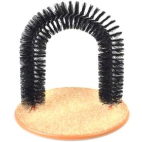 تصویر اسباب‌بازی برس‌های آرایشگری رنگ بژ/مشکی برند beauenty Grooming Arch Bristles Toy Beige/Black