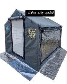 تصویر چادرمسافرتی۶متری اسکلتی ۳۶۰ درجه جنس برزنت گلشن(برند دماوند) Tent