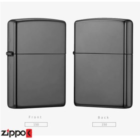 تصویر فندک زیپو مدل Zippo Black Ice کد 150 Zippo Black Ice 150 Lighter