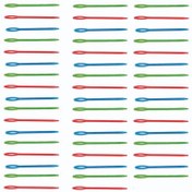 تصویر سوزن مدل P50 (سوزن پلاستیکی رنگی)مجموعه 50 عددی 