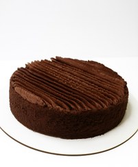 تصویر کیک شکلاتی پودری 