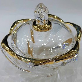 تصویر قندان تولیپ لب طلایی 