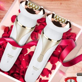 تصویر اپیلاتور کیمی مدل Kemei KM 296 ا Kemei KM-296 epilator For body and legs Kemei KM-296 epilator For body and legs