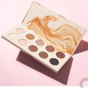 تصویر پالت سایه ۱۰ رنگ زووا zoeva : پیگمنت قوی و ماندگاری بالا برای آرایش چشم حرفه‌ای 