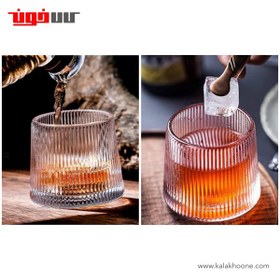 تصویر لیوان چرخشی دلی Deli Glass طرح زارا مجموعه شش عددی Deli Glass