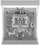 تصویر Ernie Ball Ernesto Palla Black & Silver Nylon Classical Guitar Strings 